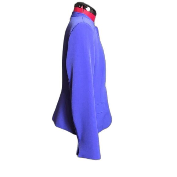 Kasper Skirt Suit Women’s Size 10 Royal Blue & Black 2-Piece Set Blazer & Skirt - Picture 6 of 12